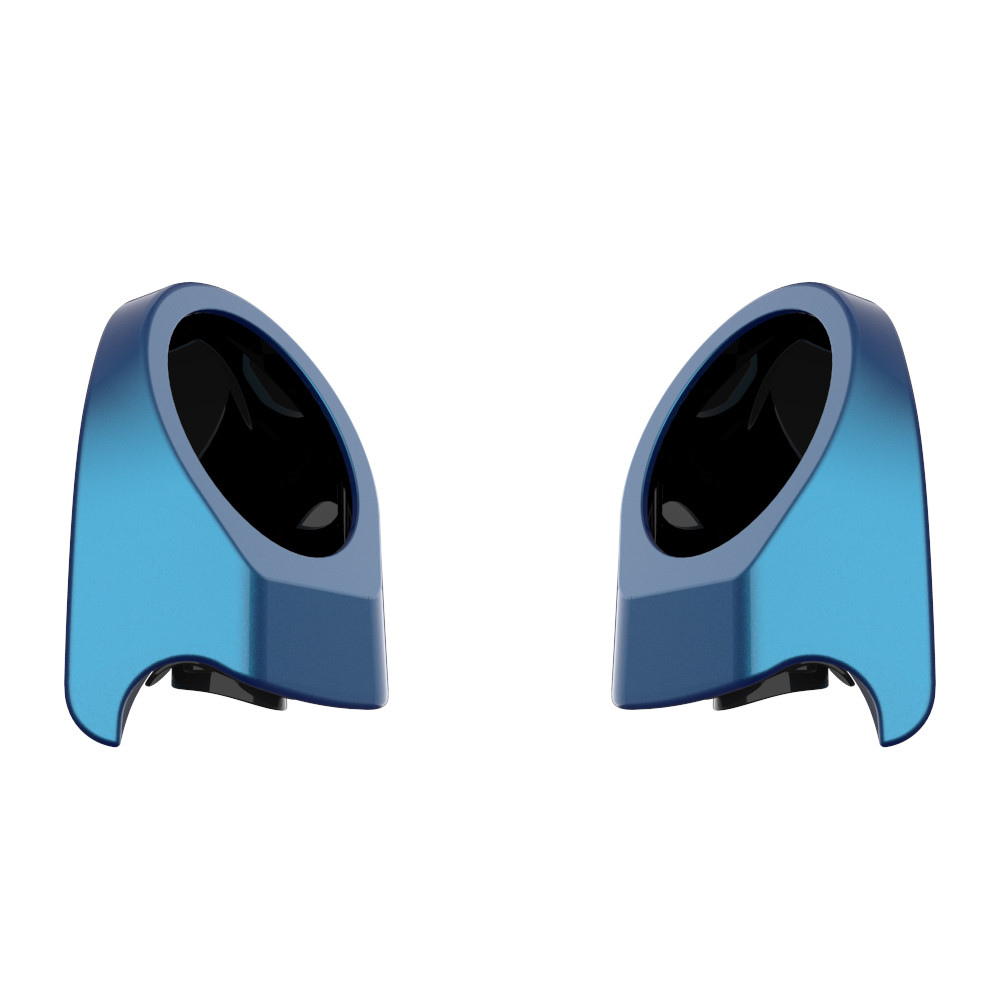 Color Matched 6.5 Inch Speaker Pods for Advanblack & Harley King Rear Tour Trunk Pack
