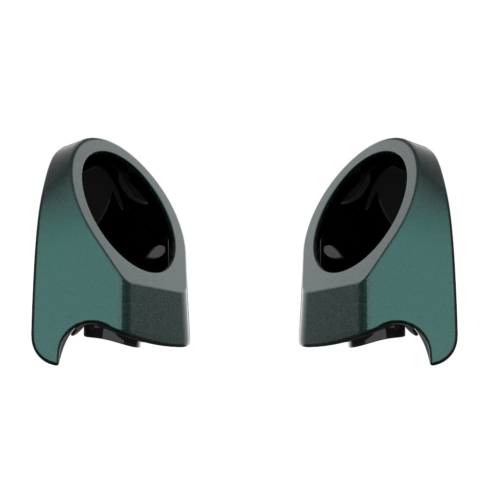 Color Matched 6.5 Inch Speaker Pods for Advanblack & Harley King Rear Tour Trunk Pack