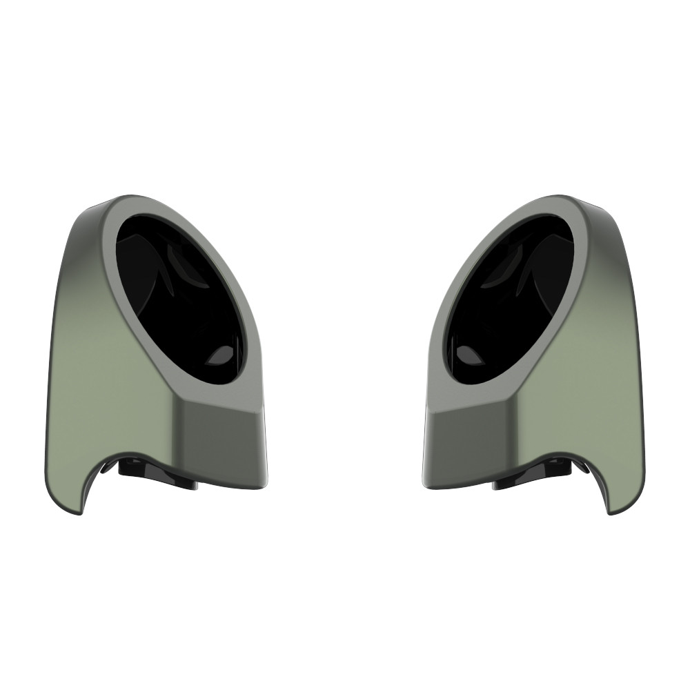 Color Matched 6.5 Inch Speaker Pods for Advanblack & Harley King Rear Tour Trunk Pack