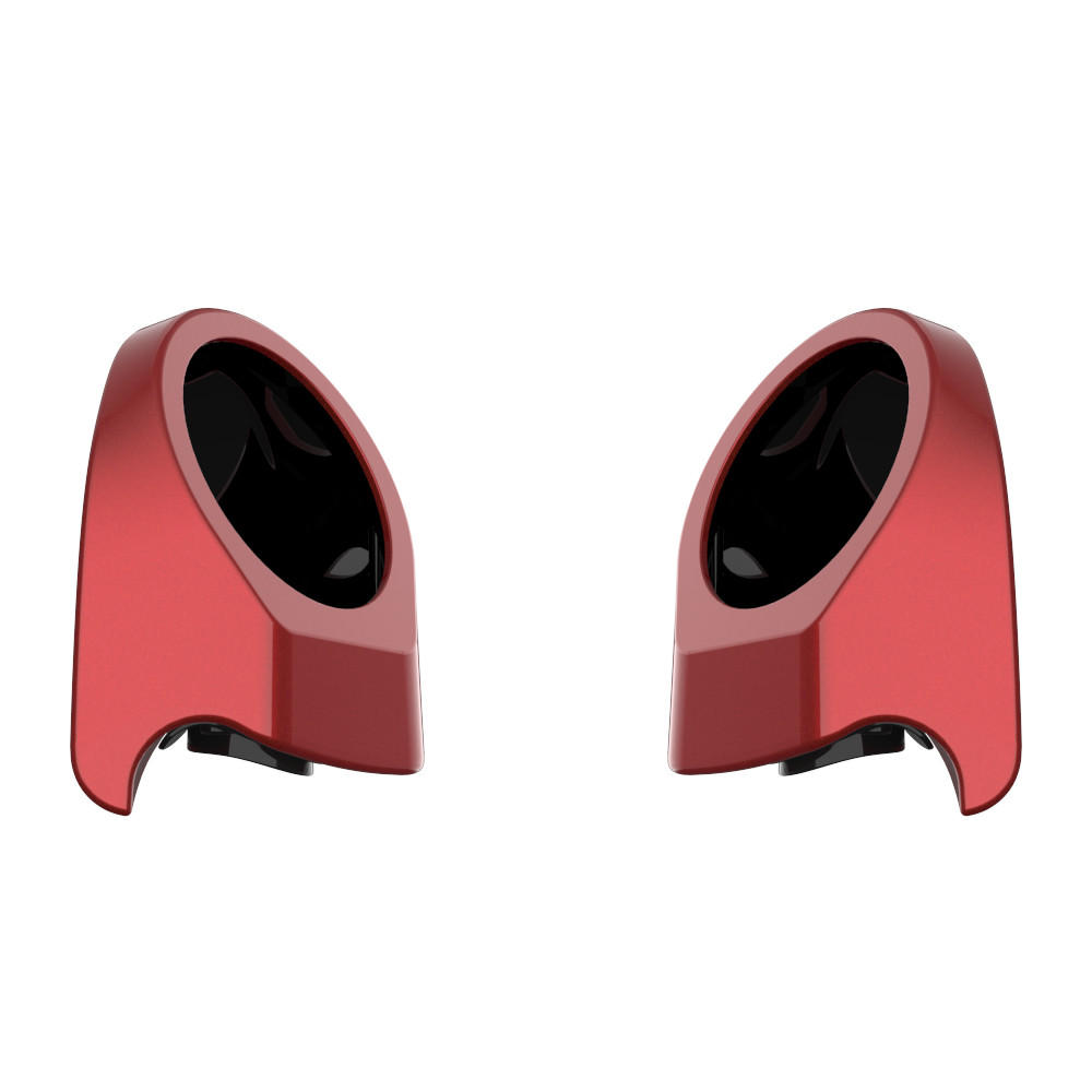 Color Matched 6.5 Inch Speaker Pods for Advanblack & Harley King Rear Tour Trunk Pack