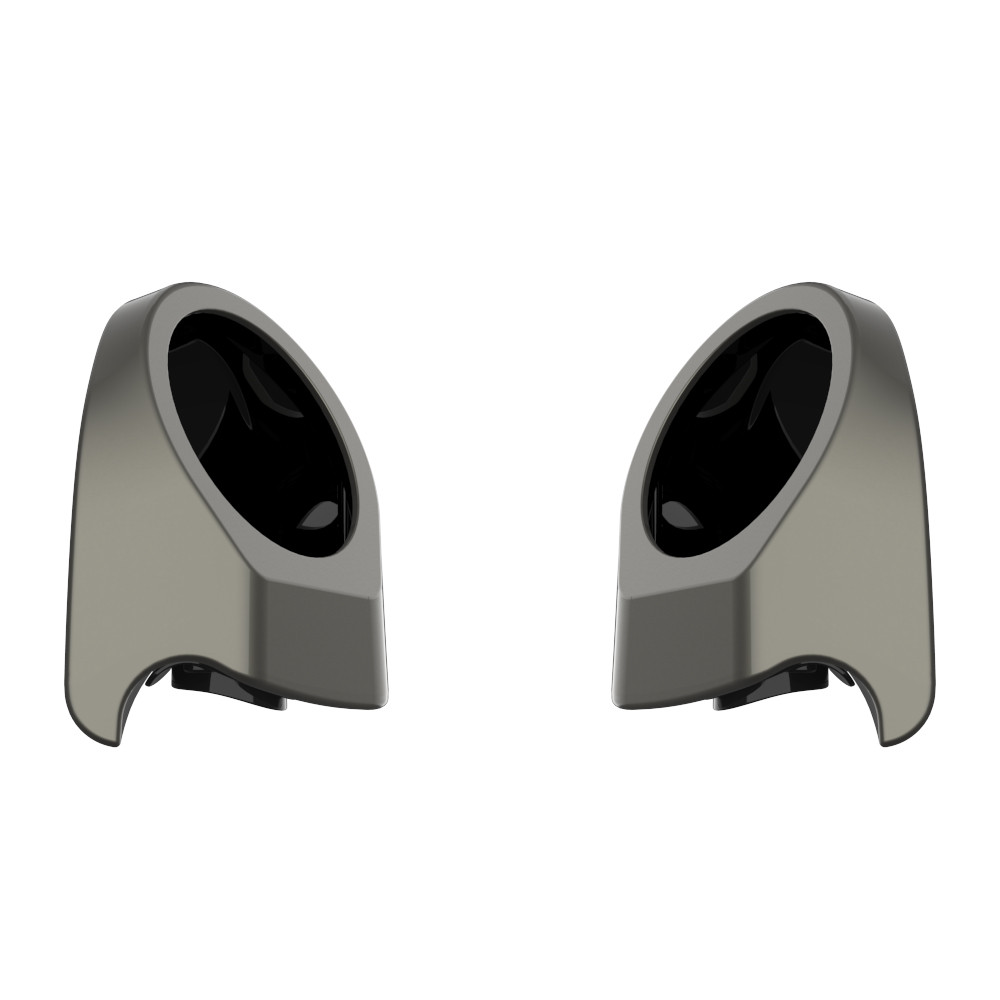 Color Matched 6.5 Inch Speaker Pods for Advanblack & Harley King Rear Tour Trunk Pack