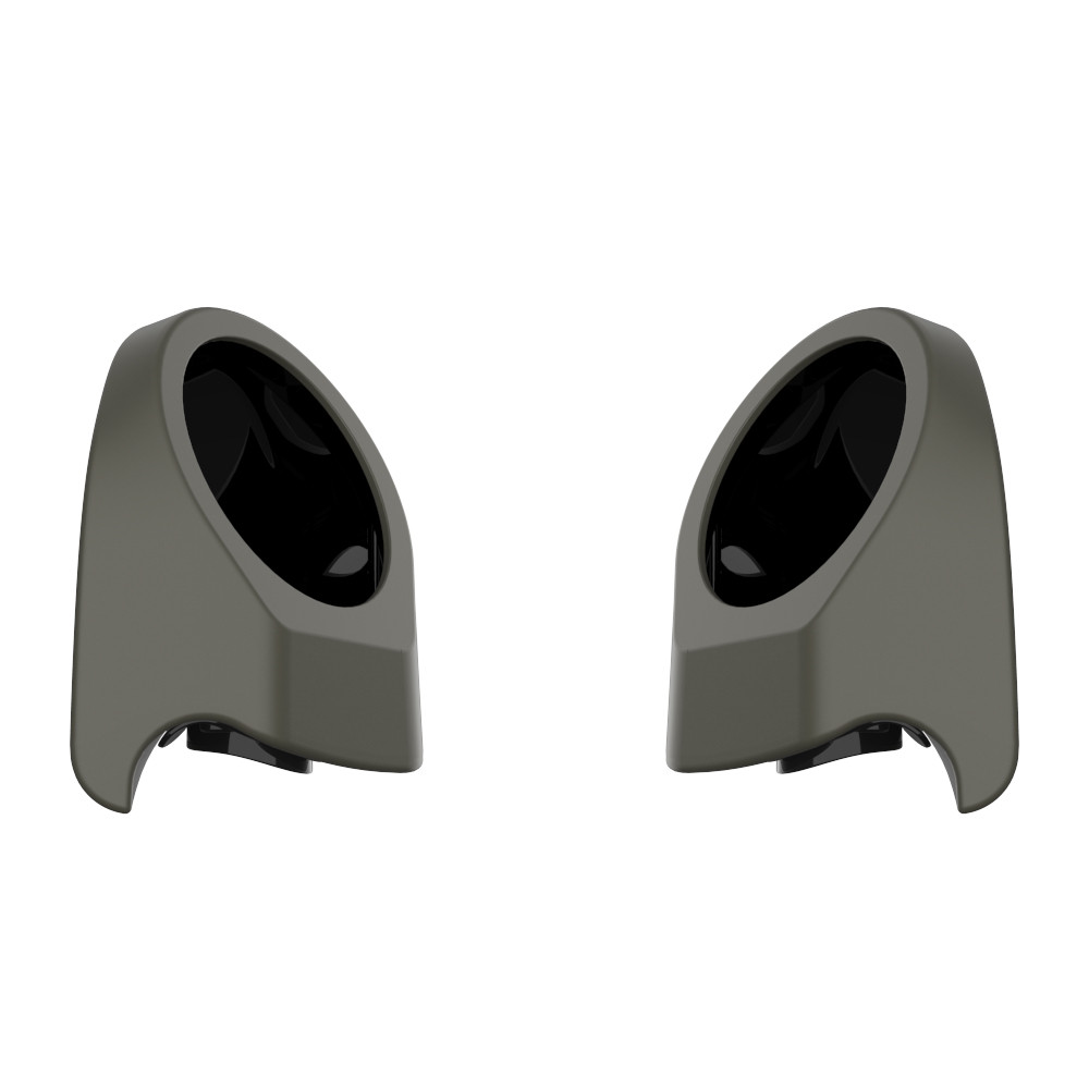 Color Matched 6.5 Inch Speaker Pods for Advanblack & Harley King Rear Tour Trunk Pack