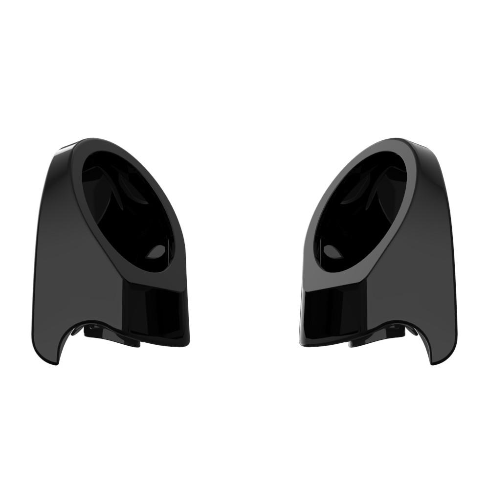 Color Matched 6.5 Inch Speaker Pods for Advanblack & Harley King Rear Tour Trunk Pack
