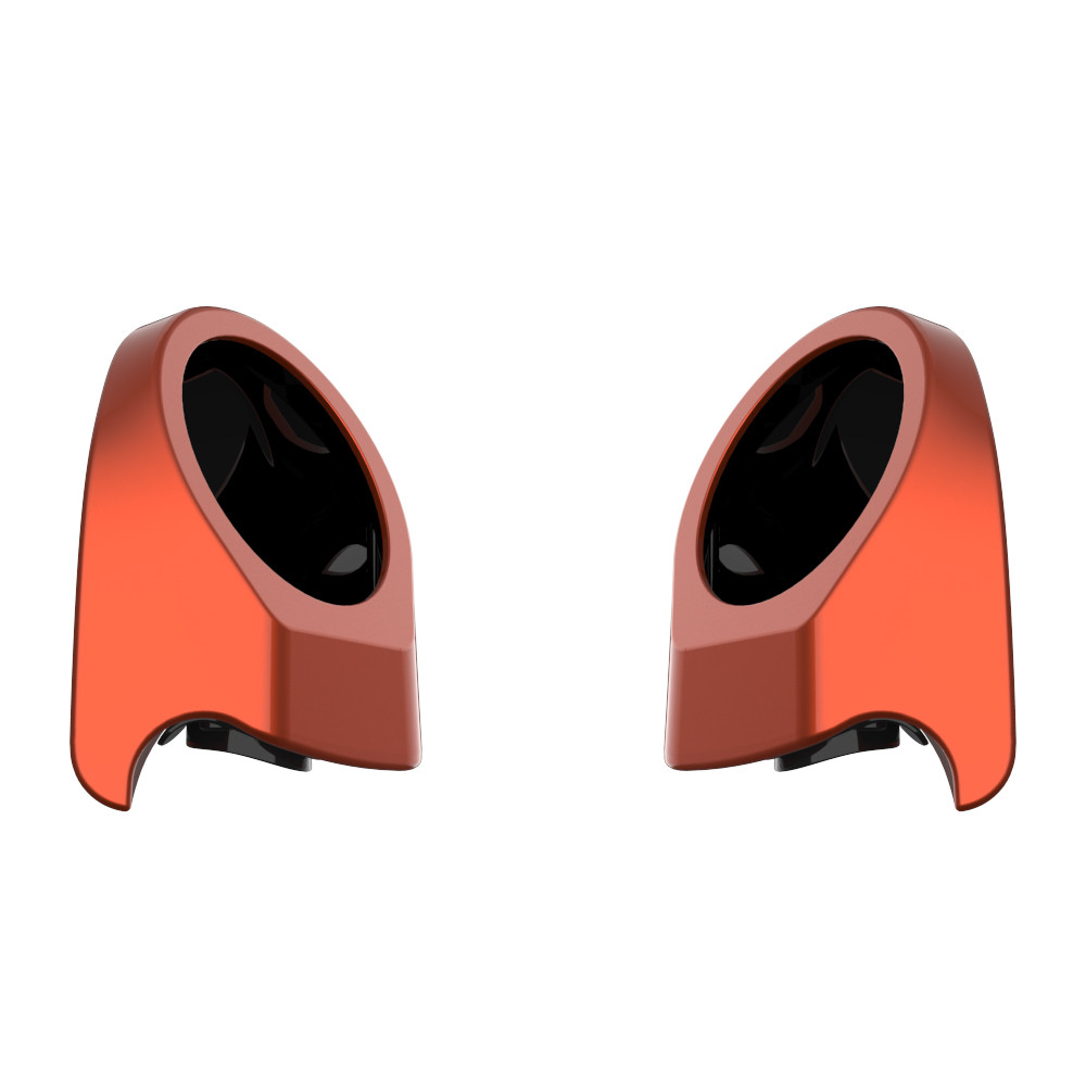 Color Matched 6.5 Inch Speaker Pods for Advanblack & Harley King Rear Tour Trunk Pack