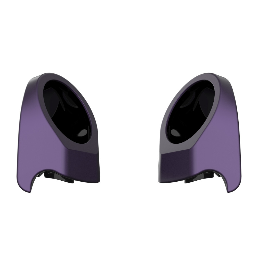 Color Matched 6.5 Inch Speaker Pods for Advanblack & Harley King Rear Tour Trunk Pack