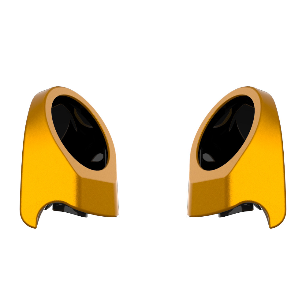 Color Matched 6.5 Inch Speaker Pods for Advanblack & Harley King Rear Tour Trunk Pack