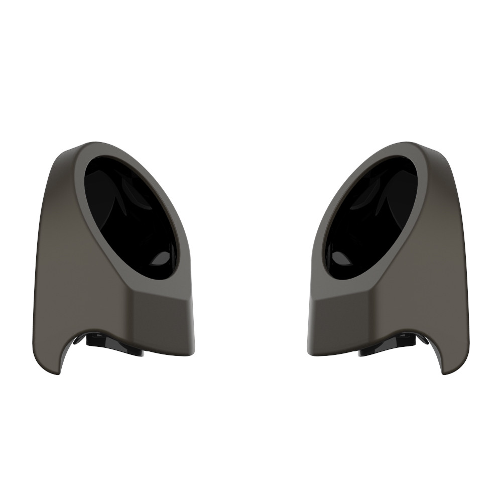 Color Matched 6.5 Inch Speaker Pods for Advanblack & Harley King Rear Tour Trunk Pack