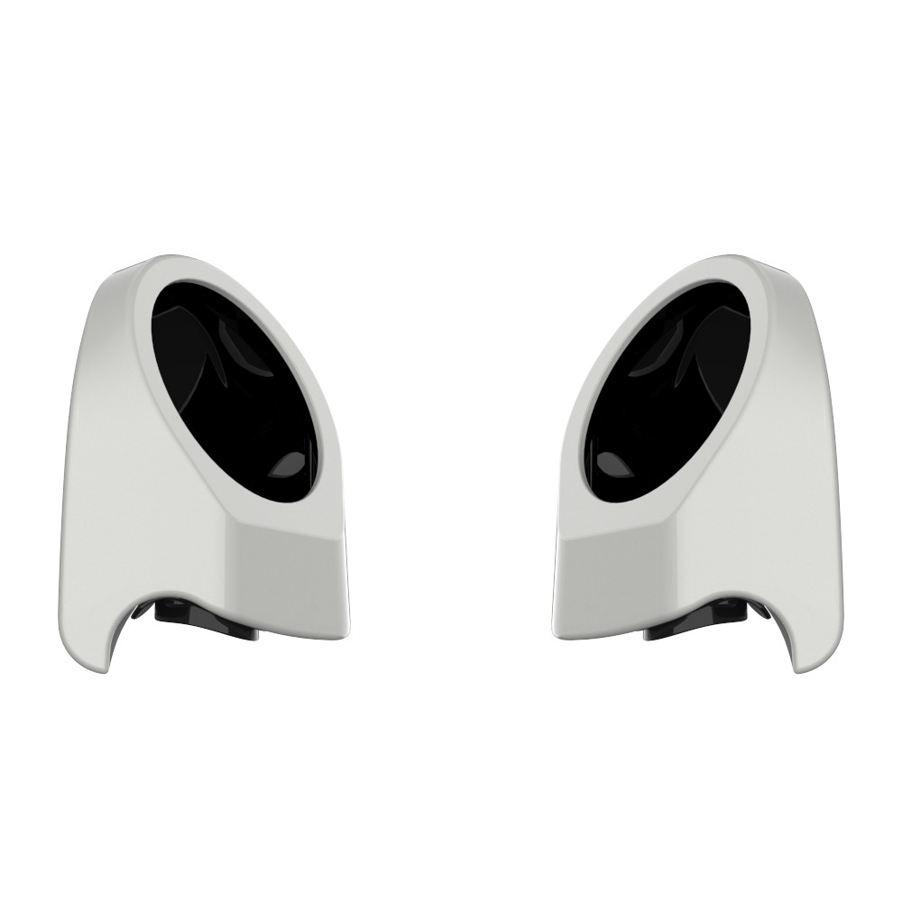 Color Matched 6.5 Inch Speaker Pods for Advanblack & Harley King Rear Tour Trunk Pack