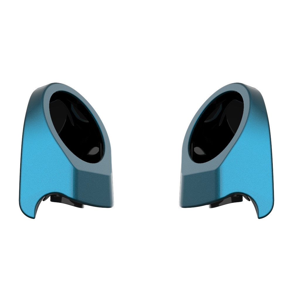 Color Matched 6.5 Inch Speaker Pods for Advanblack & Harley King Rear Tour Trunk Pack