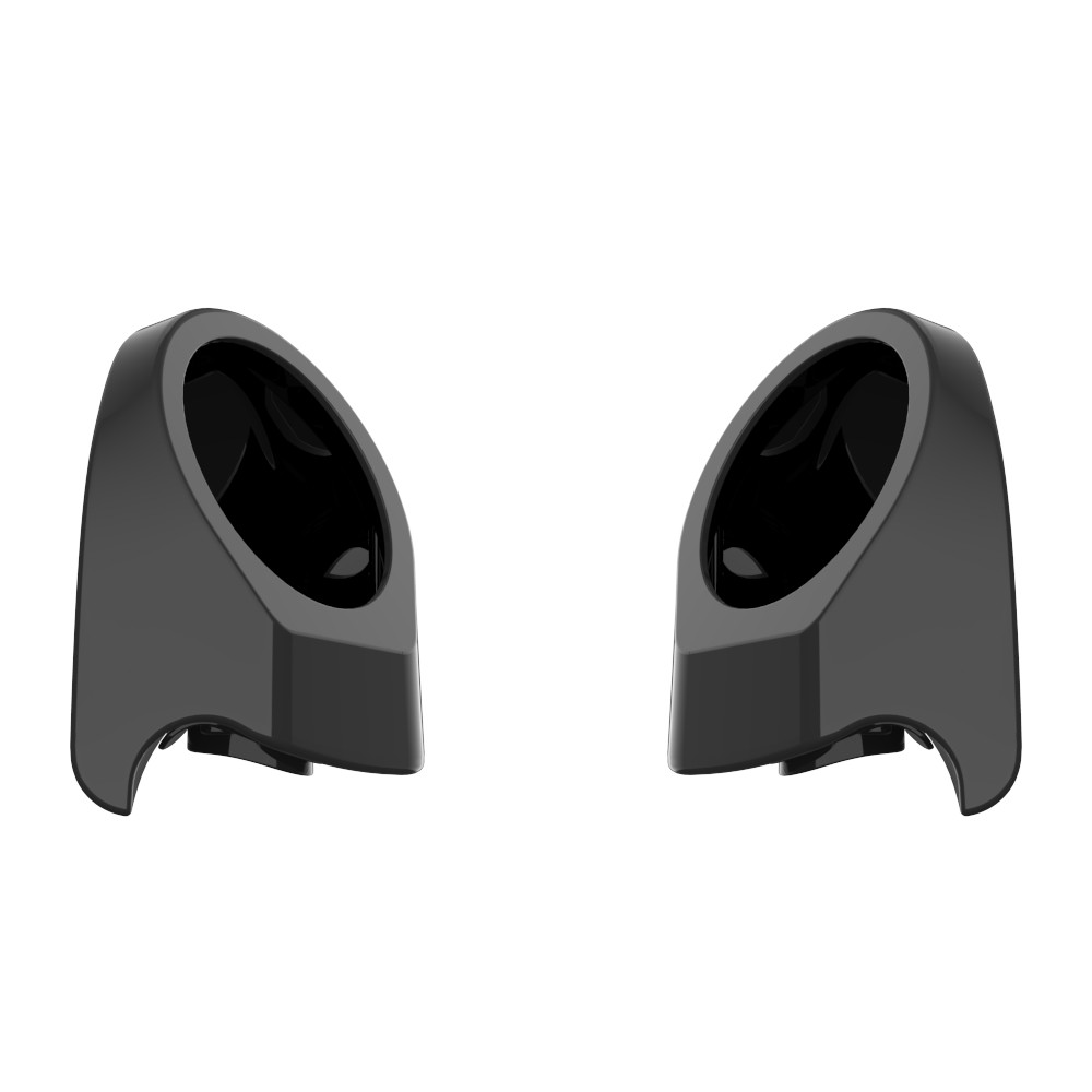 Color Matched 6.5 Inch Speaker Pods for Advanblack & Harley King Rear Tour Trunk Pack