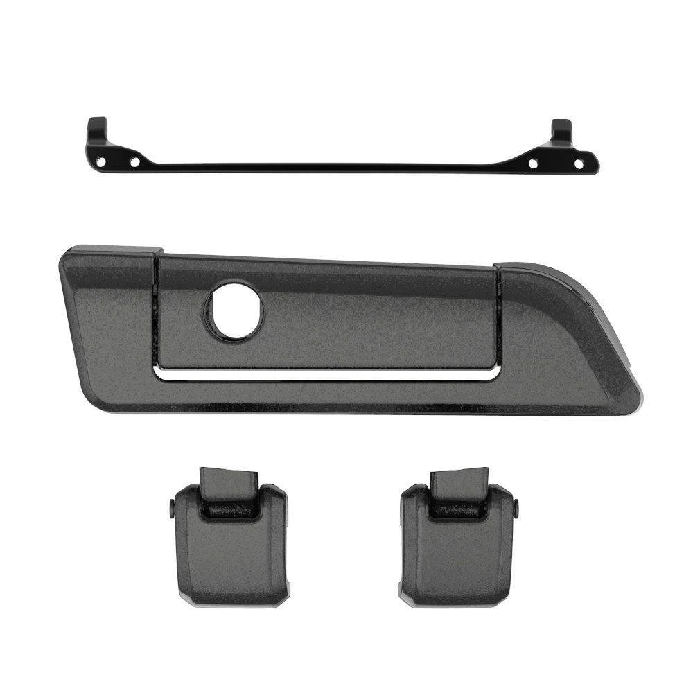 Color Matched Hinges & Latch kit For Advanblack & Harley Razor Chopped King Rear Tour Trunk Pack