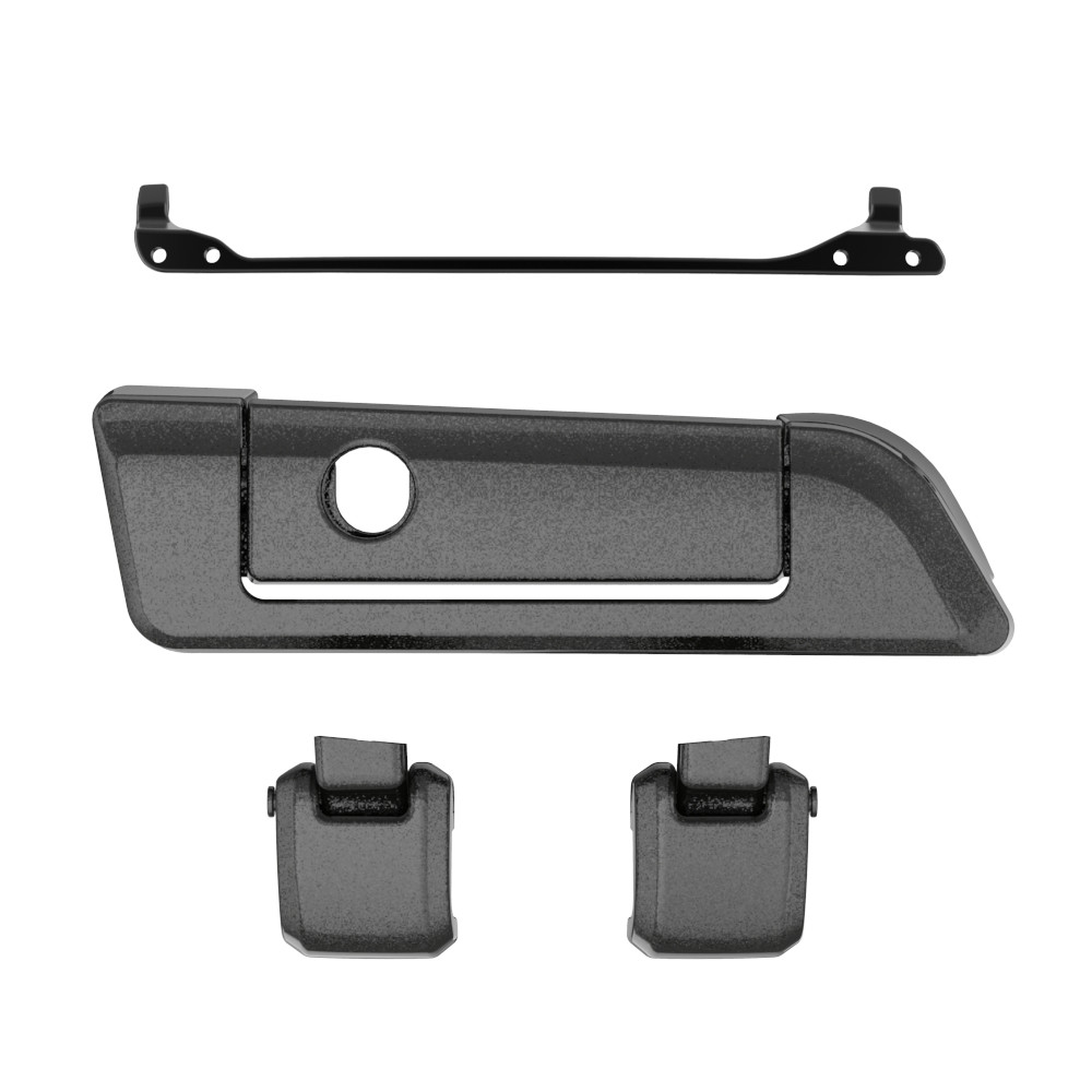 Color Matched Hinges & Latch kit For Advanblack & Harley Razor Chopped King Rear Tour Trunk Pack
