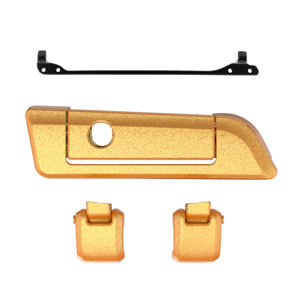 Color Matched Hinges & Latch kit For Advanblack & Harley Razor Chopped King Rear Tour Trunk Pack