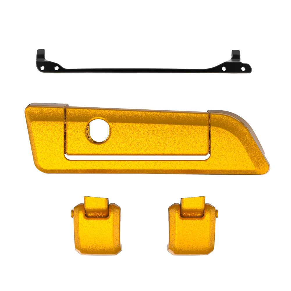 Color Matched Hinges & Latch kit For Advanblack & Harley Razor Chopped King Rear Tour Trunk Pack