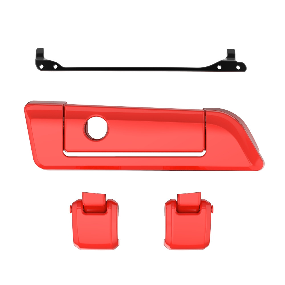 Color Matched Hinges & Latch kit For Advanblack & Harley Razor Chopped King Rear Tour Trunk Pack