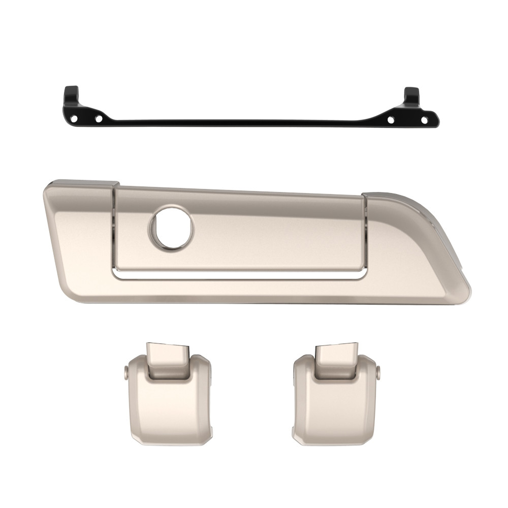 Color Matched Hinges & Latch kit For Advanblack & Harley Razor Chopped King Rear Tour Trunk Pack