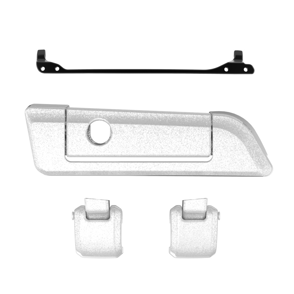 Color Matched Hinges & Latch kit For Advanblack & Harley Razor Chopped King Rear Tour Trunk Pack
