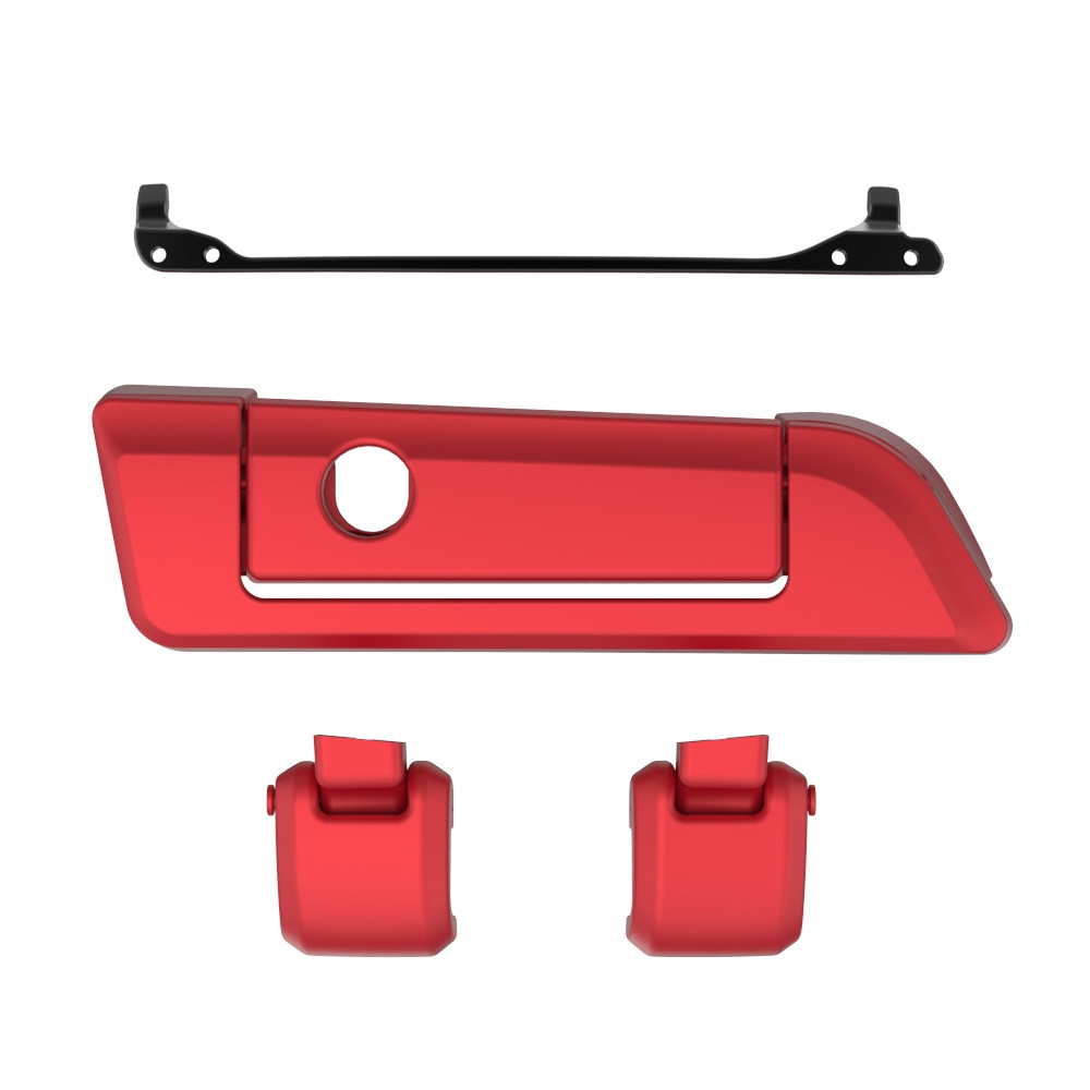 Color Matched Hinges & Latch kit For Advanblack & Harley Razor Chopped King Rear Tour Trunk Pack