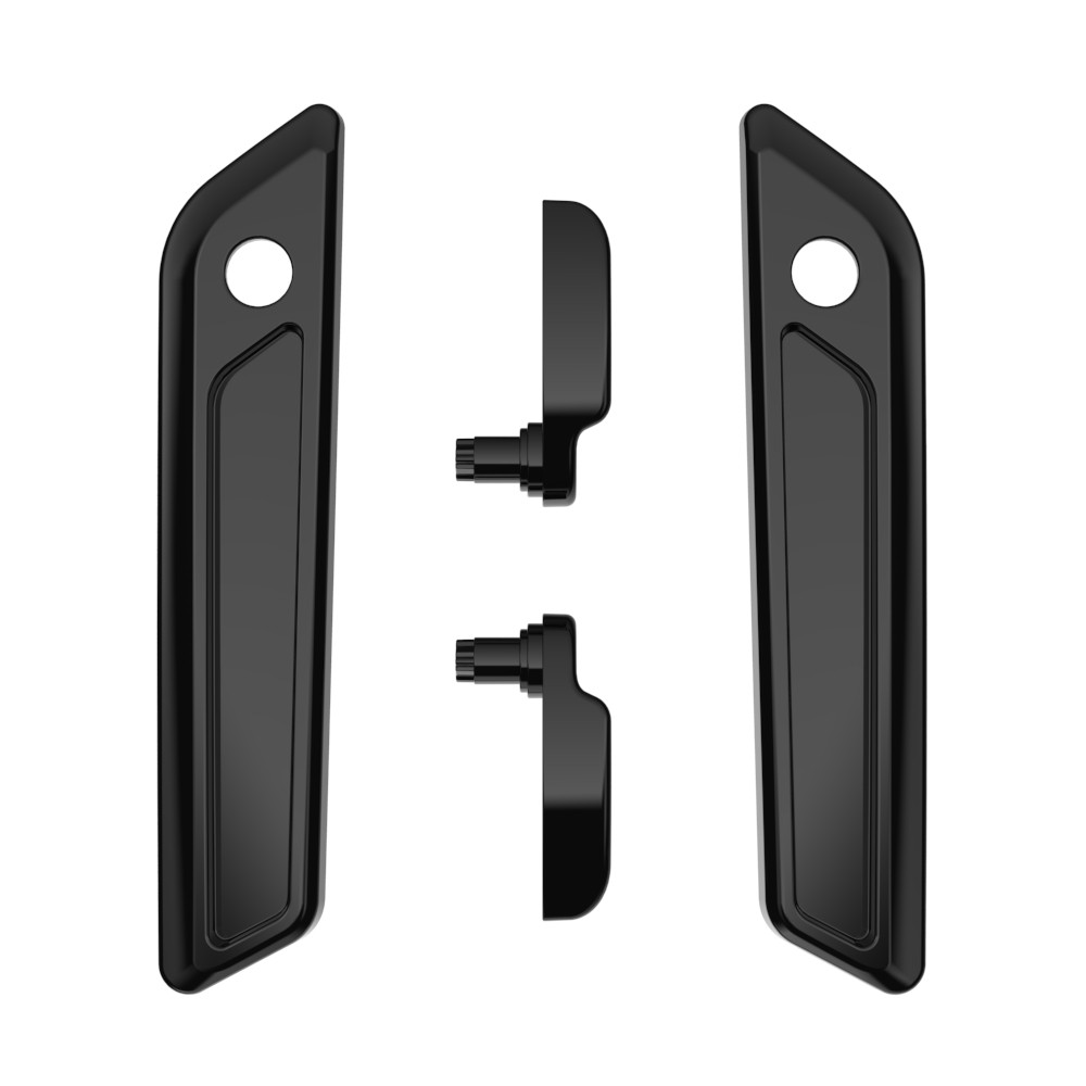 Color Matched Saddlebag Lid Lever & Latch Cover Set Kit For 2014-2023 Harley Touring