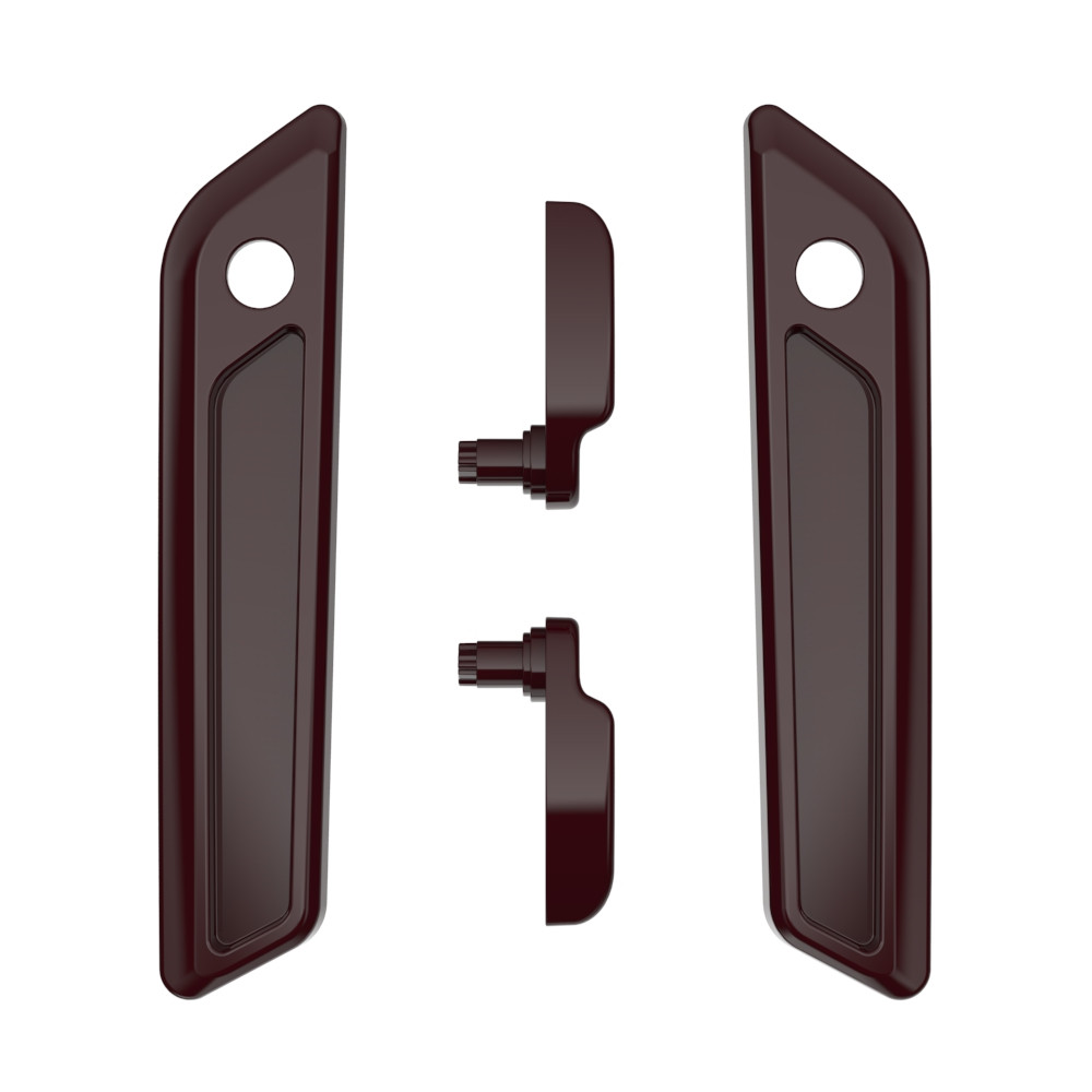Color Matched Saddlebag Lid Lever & Latch Cover Set Kit For 2014-2023 Harley Touring