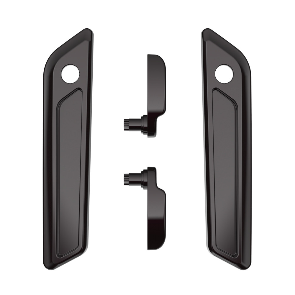 Color Matched Saddlebag Lid Lever & Latch Cover Set Kit For 2014-2023 Harley Touring