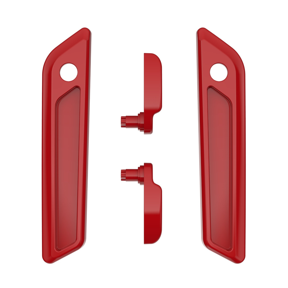 Color Matched Saddlebag Lid Lever & Latch Cover Set Kit For 2014-2023 Harley Touring