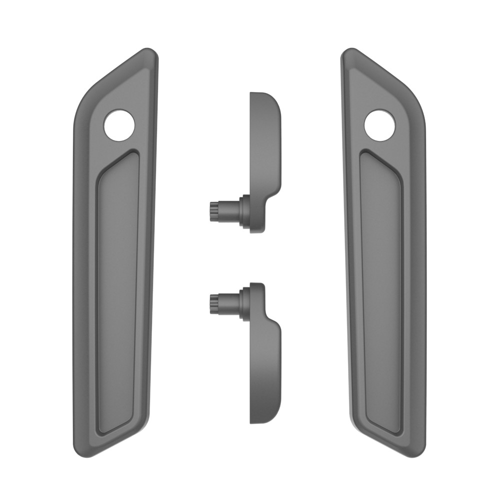 Color Matched Saddlebag Lid Lever & Latch Cover Set Kit For 2014-2023 Harley Touring