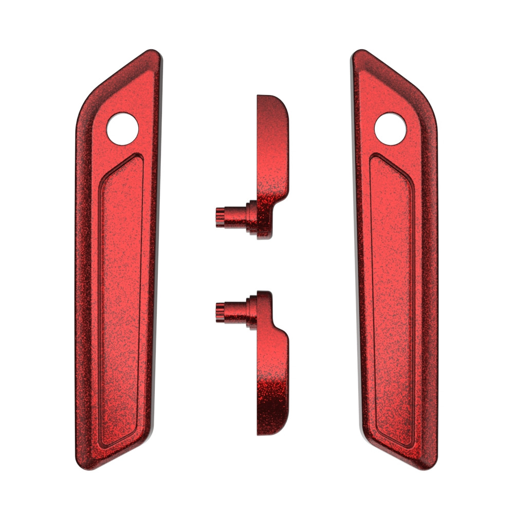 Color Matched Saddlebag Lid Lever & Latch Cover Set Kit For 2014-2023 Harley Touring