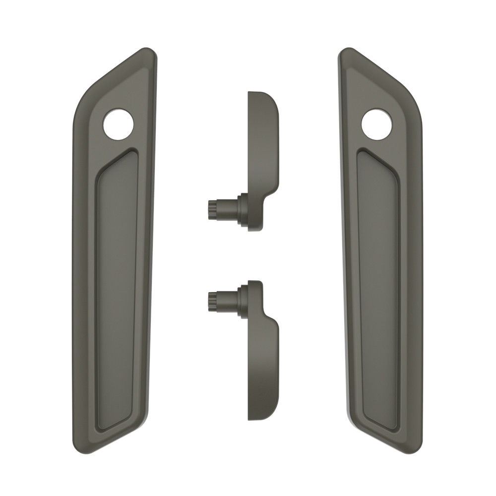 Color Matched Saddlebag Lid Lever & Latch Cover Set Kit For 2014-2023 Harley Touring