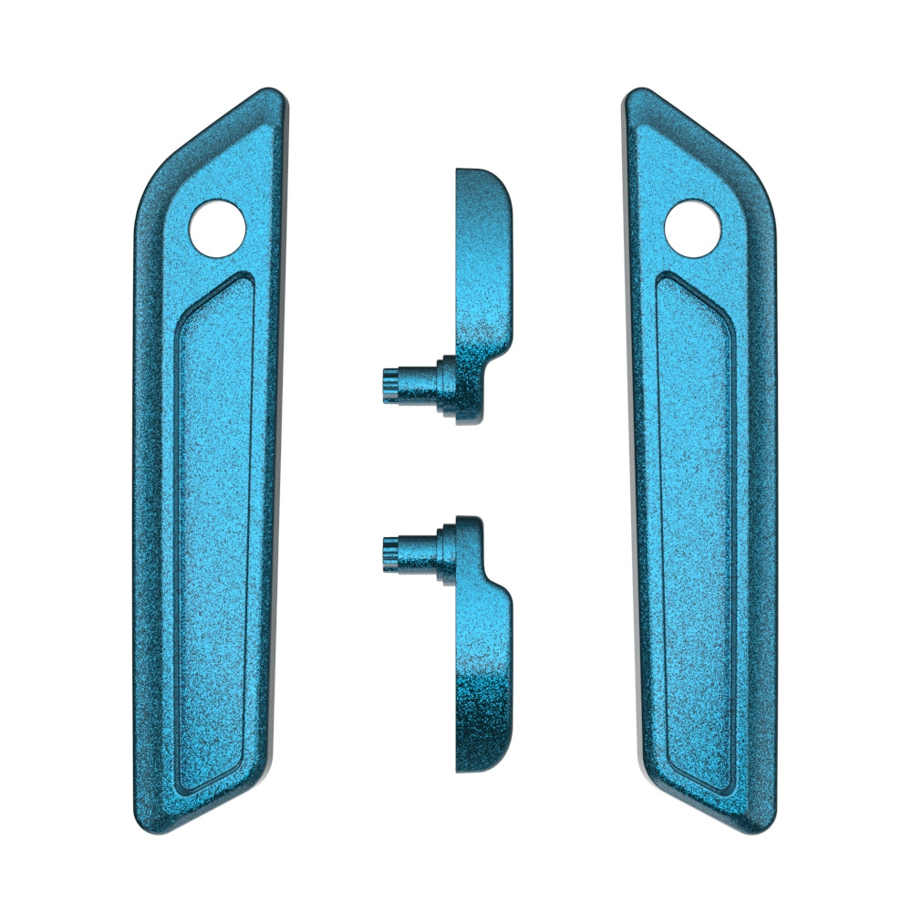Color Matched Saddlebag Lid Lever & Latch Cover Set Kit For 2014-2023 Harley Touring