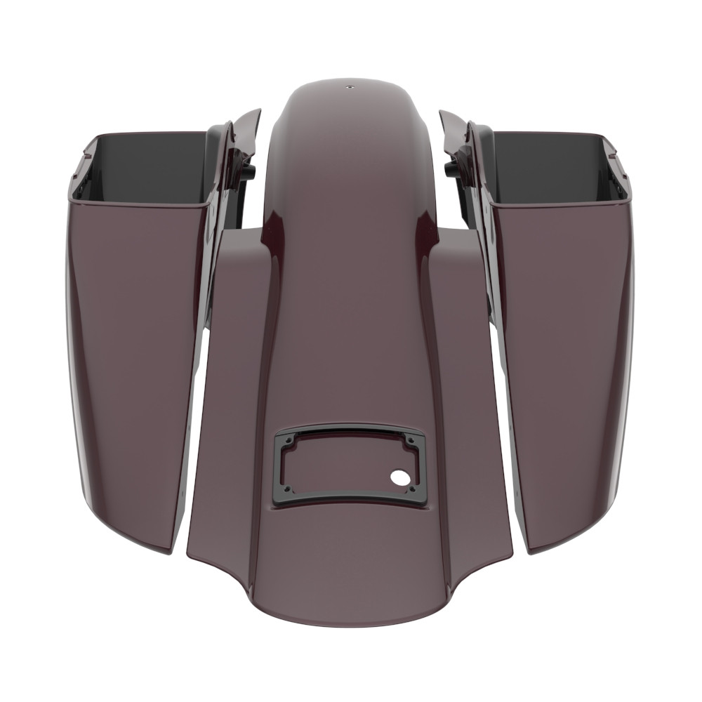 Advanblack Color Matched Bagger Boss Down and Out Bagger Kit For 2009-2023 Harley Touring