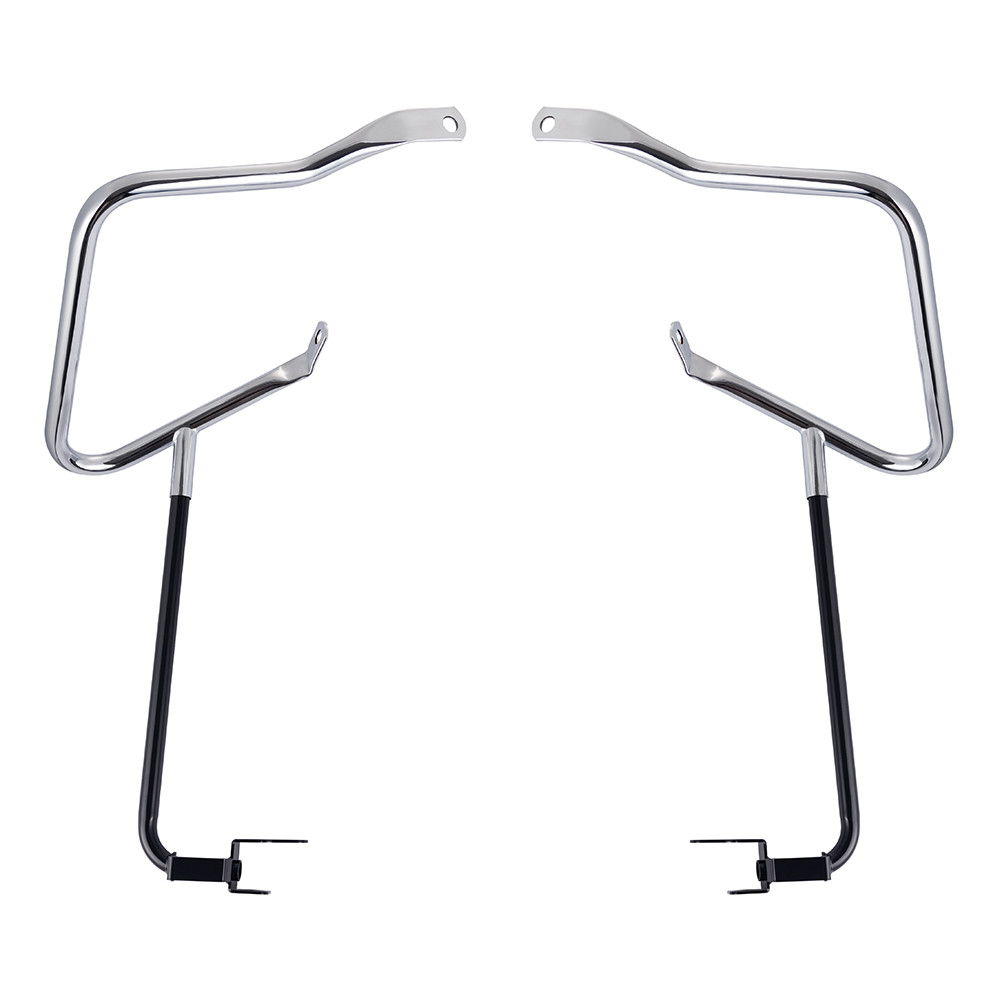 Advanblack Rear Saddlebag Guards For 2014-2023 Harley Touring