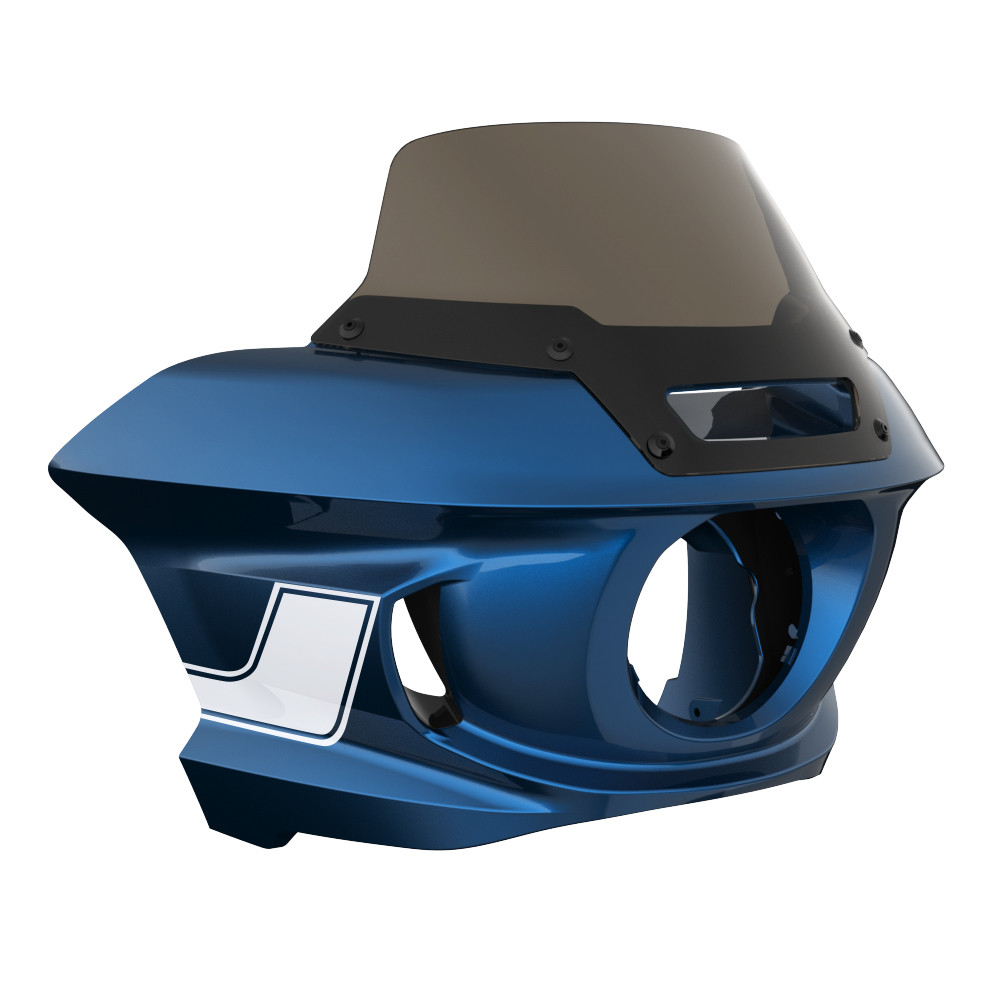 Advanblack Color-Matched ST Style Front fairings For Harley Road King, Low Rider/ S, Street Bob, Slim,Fat Bob & Dyna