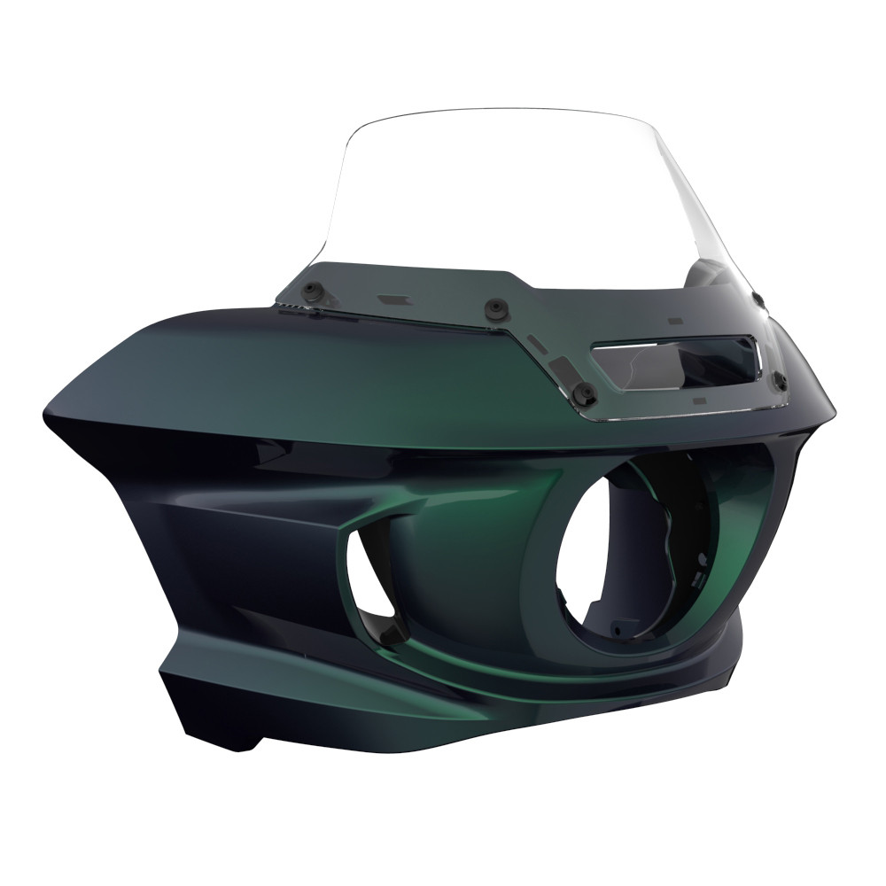 Advanblack Color-Matched ST Style Front fairings For Harley Road King, Low Rider/ S, Street Bob, Slim,Fat Bob & Dyna