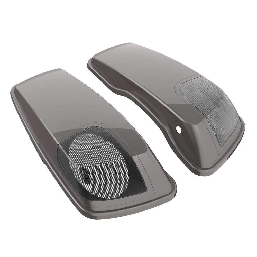 Color Matched 5x7 Inch Speaker Lids for '14-'23 Harley Touring