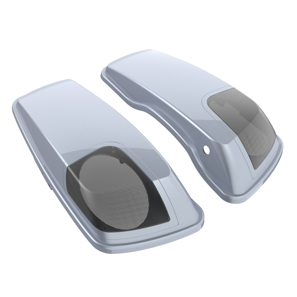 Color Matched 5x7 Inch Speaker Lids for '14-'23 Harley Touring