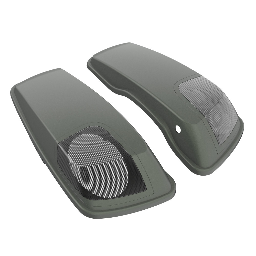 Color Matched 5x7 Inch Speaker Lids for '14-'23 Harley Touring