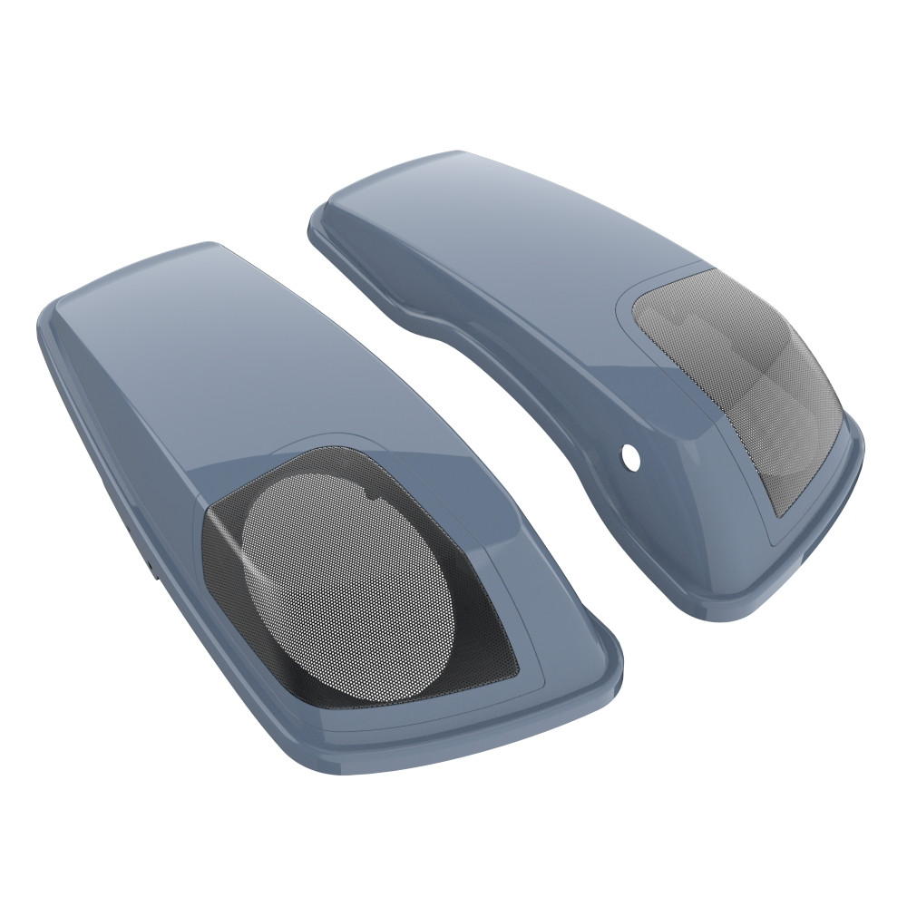 Color Matched 5x7 Inch Speaker Lids for '14-'23 Harley Touring