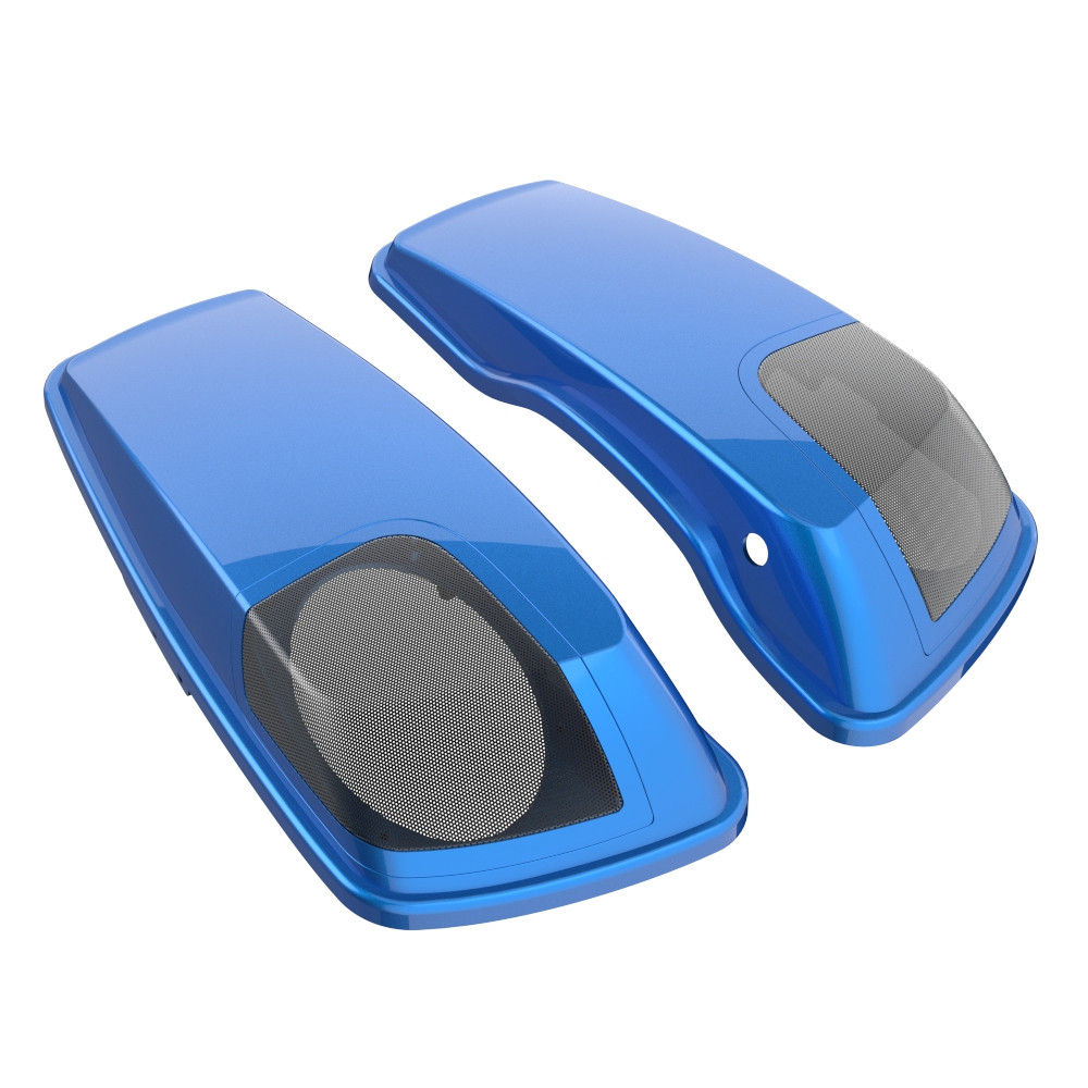 Color Matched 5x7 Inch Speaker Lids for '14-'23 Harley Touring