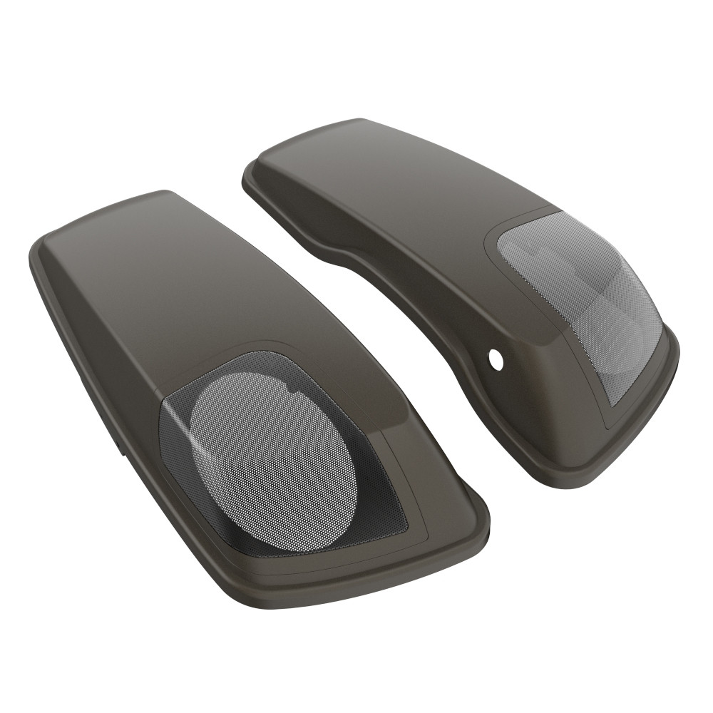 Color Matched 5x7 Inch Speaker Lids for '14-'23 Harley Touring