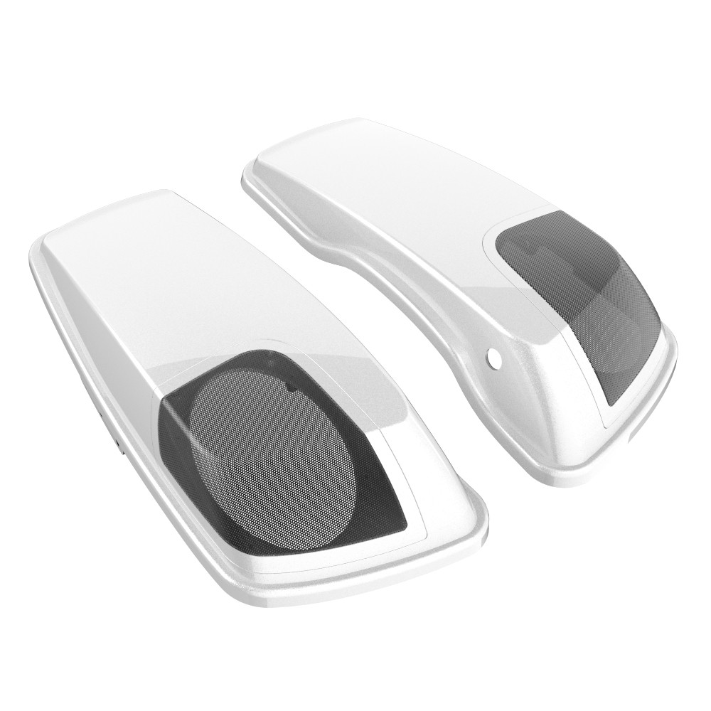Color Matched 5x7 Inch Speaker Lids for '14-'23 Harley Touring