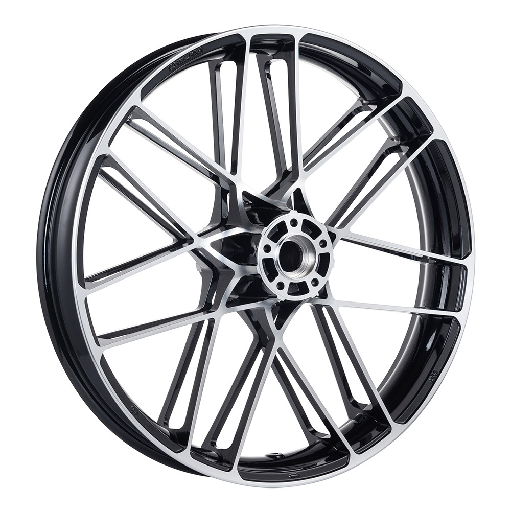 Advanblack Blazer 21 inch Color Front Wheels for '09Up Harley Tourings