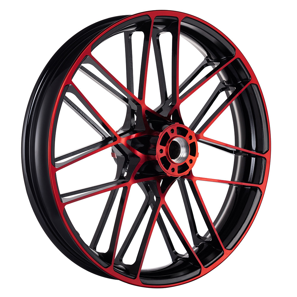 Advanblack Blazer 21 inch Color Front Wheels for '09Up Harley Tourings