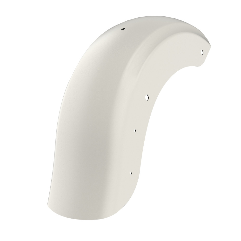 Color Matched Holeshot Chopped Rear Fender with License Plate Bracket for '09-'23 Harley Touring