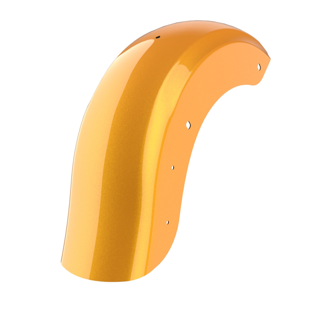 Color Matched Holeshot Chopped Rear Fender with License Plate Bracket for '09-'23 Harley Touring