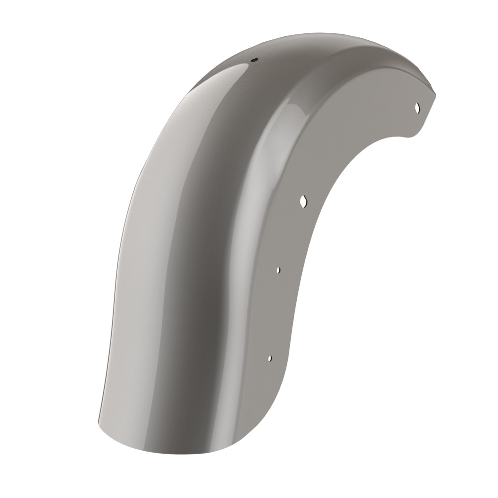 Color Matched Holeshot Chopped Rear Fender with License Plate Bracket for '09-'23 Harley Touring