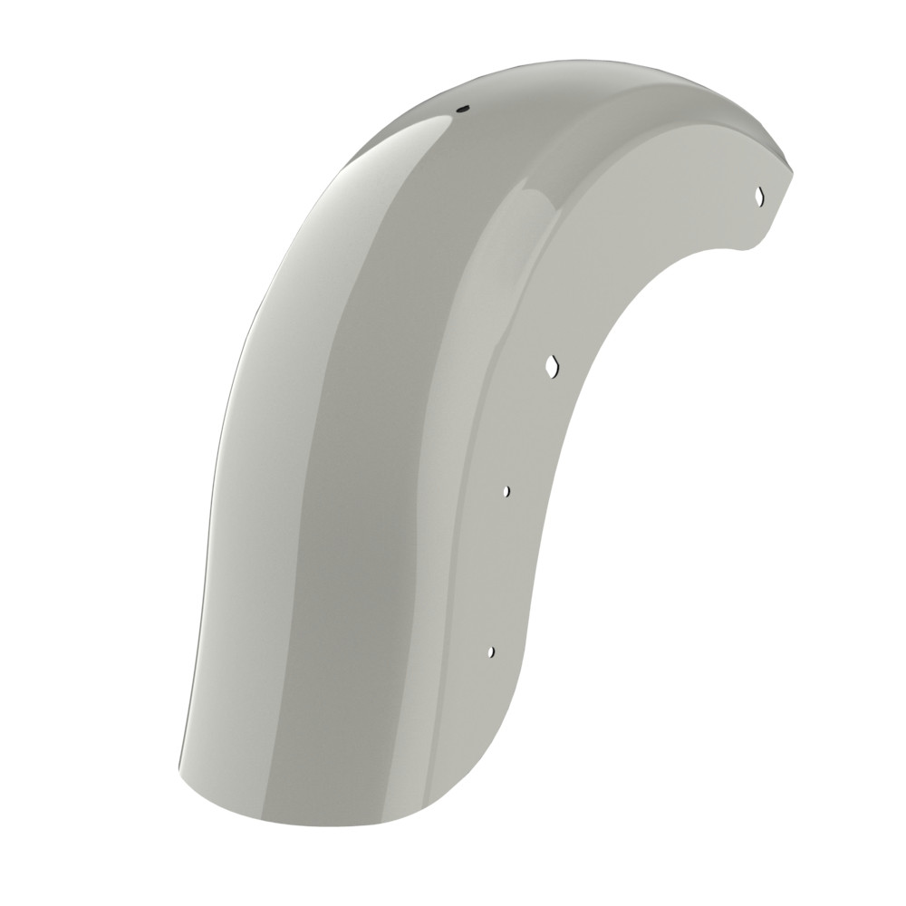 Color Matched Holeshot Chopped Rear Fender with License Plate Bracket for '09-'23 Harley Touring