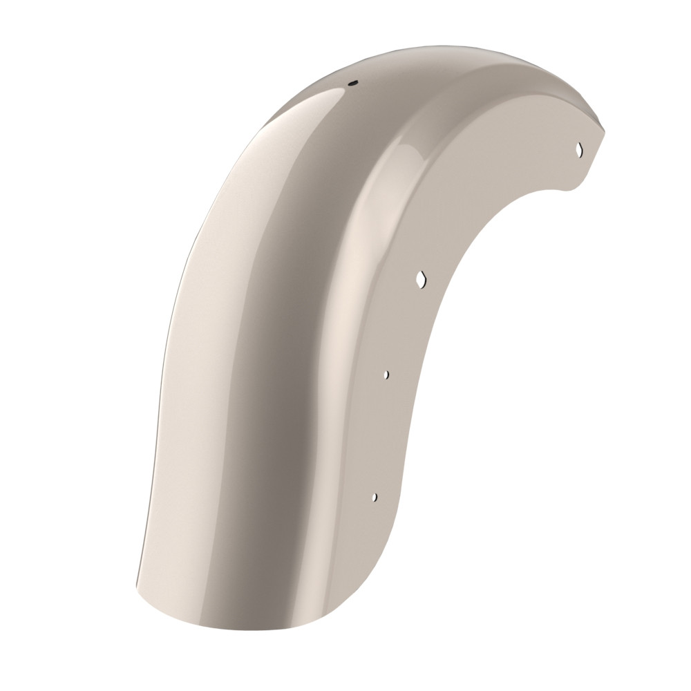 Color Matched Holeshot Chopped Rear Fender with License Plate Bracket for '09-'23 Harley Touring