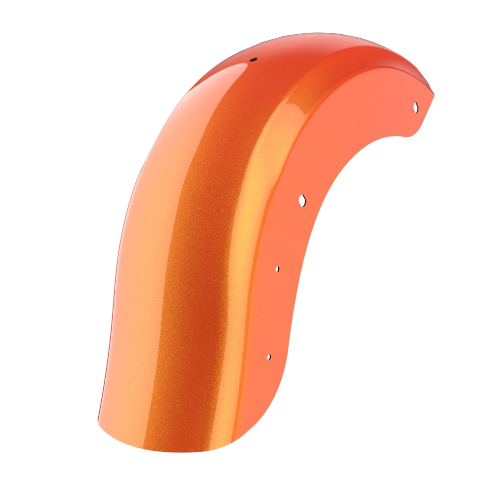 Color Matched Holeshot Chopped Rear Fender with License Plate Bracket for '09-'23 Harley Touring