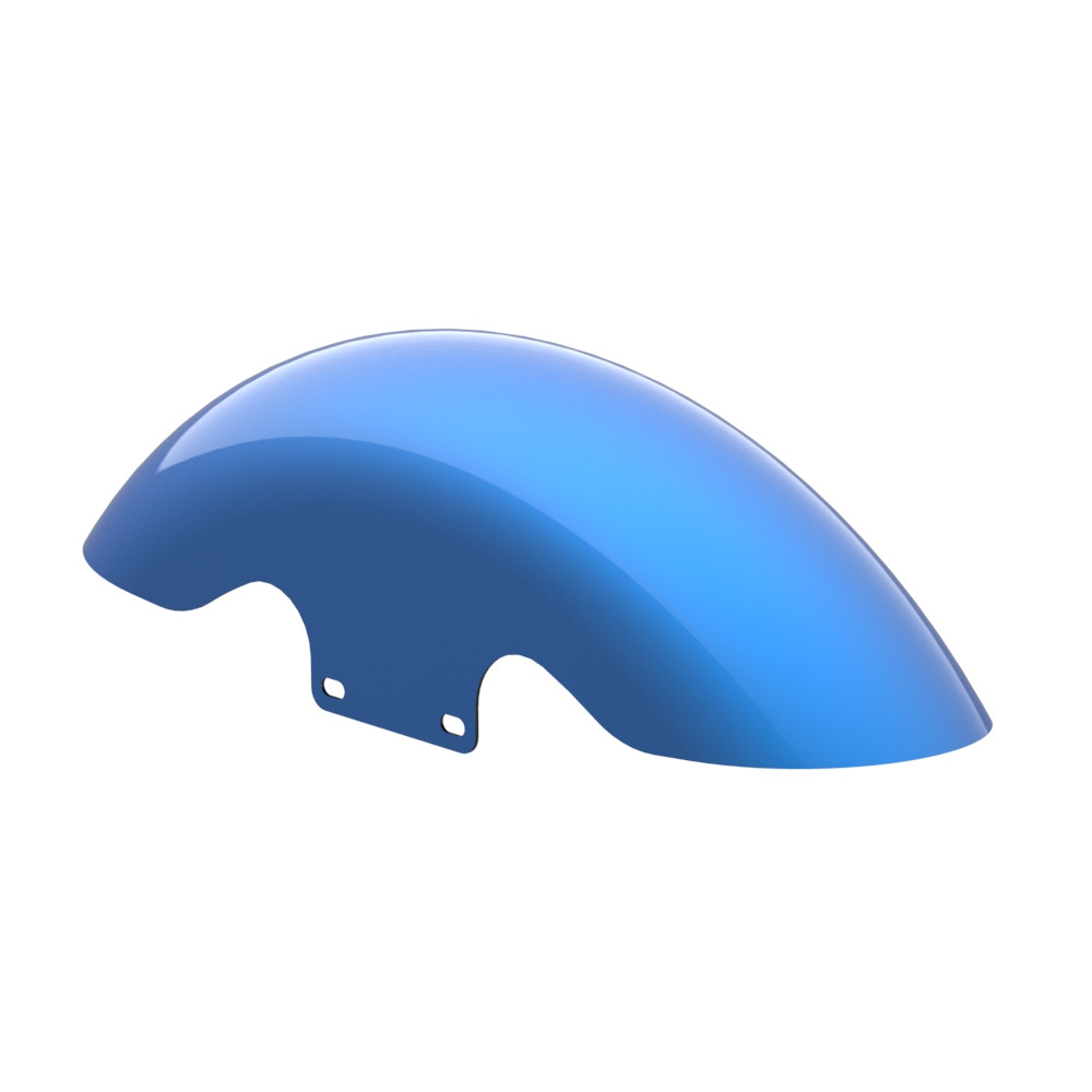 Color Matched Holeshot Performance 19inch short front fender for '09Up harley touring